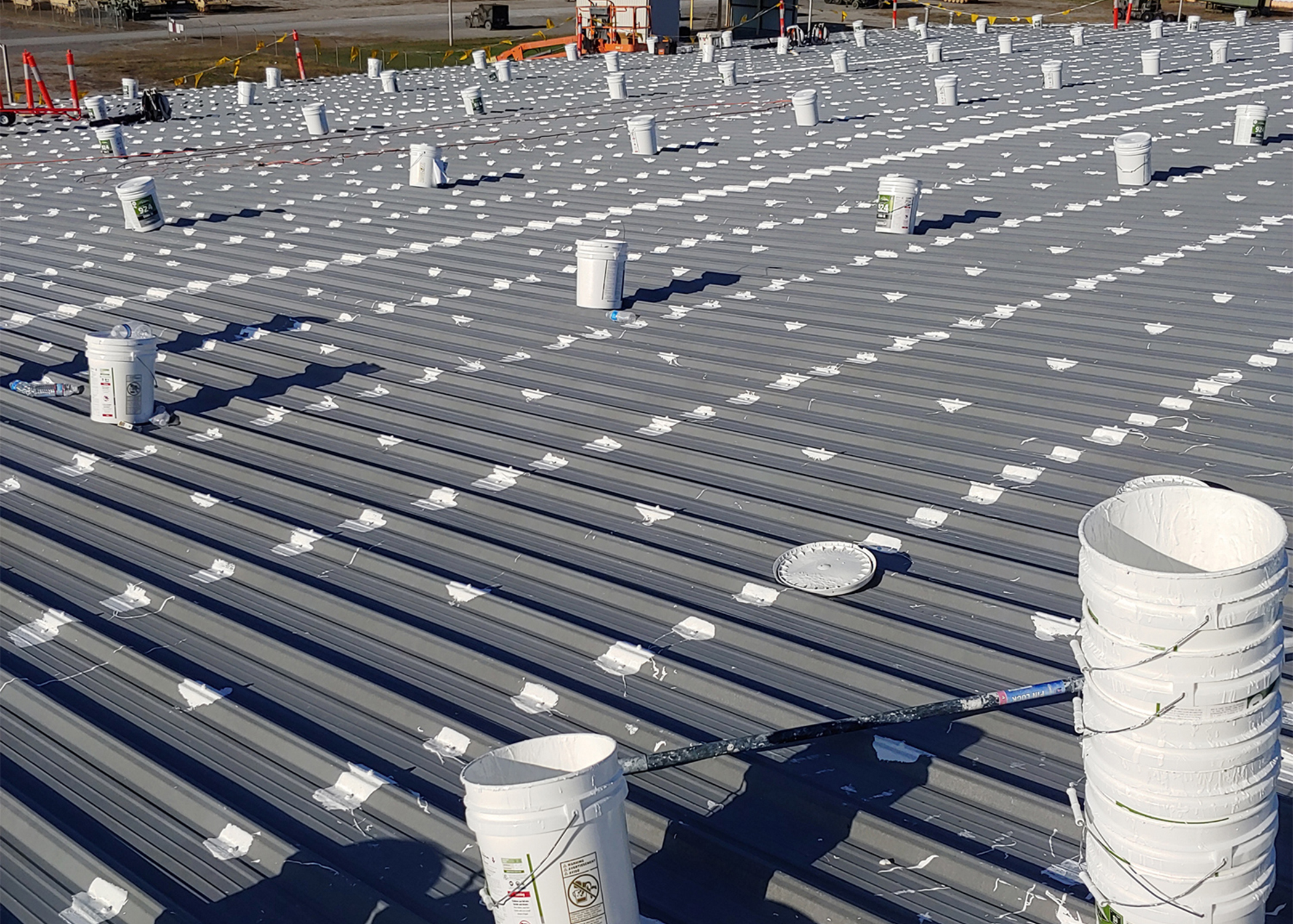 Silicone Roof Coating - Fluid-Applied Restoration